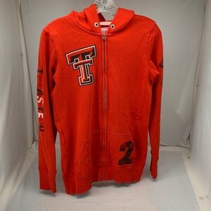 PINK by Victoria Secret RED jacket Hoodie sz S